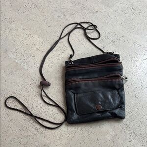 Brown Leather Crossbody Bag